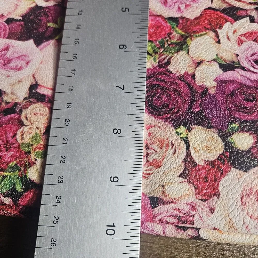Kate Spade Laptop Sleeve Case Designer Floral Rose Pink Red Zip Padded